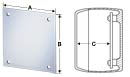 Mounting Plate - Technical Drawing