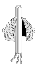 STM 20, Stepping Gland, IP 54, M 20, Sealcon, for Indoor Installation