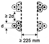 installation on perforated cable trough